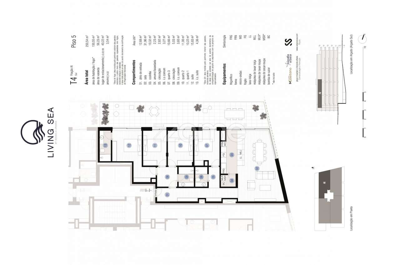 T4 na Seca do Bacalhau Vistas Deslumbrantes Mar - Grande imagem: 4/35