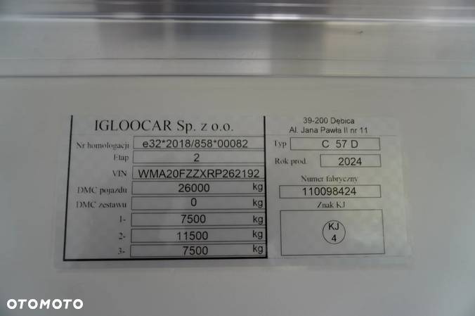 MAN MAN TGX 26.400 / NOWA chłodnia IGLOOCAR 23 palety / 6×2 / 2024 / 10 sztuk - 25