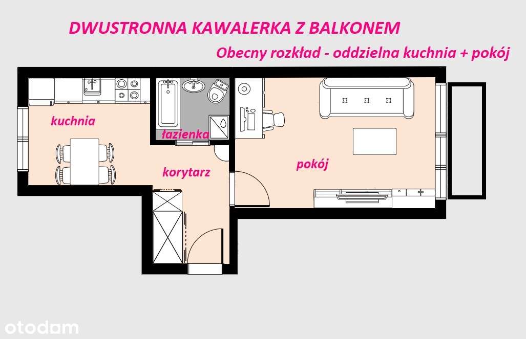 NOWA CENA! * DWUSTRONNA KAWALERKA z BALKONEM przy POLITECHNICE!-17