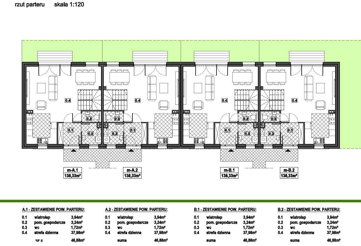 Na sprzedaż Dom w zabudowie bliźniaczej. Rybitwy. 1 080 000 zł.-3