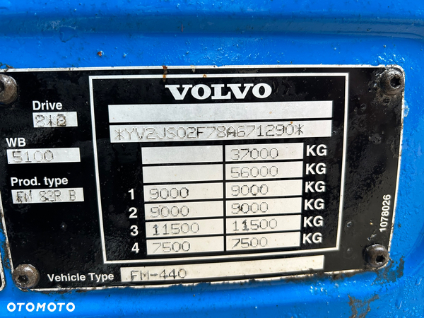 Volvo FM 440 8x2 euro5 Hakowiec HDS do złomu drewna zrabki - 2