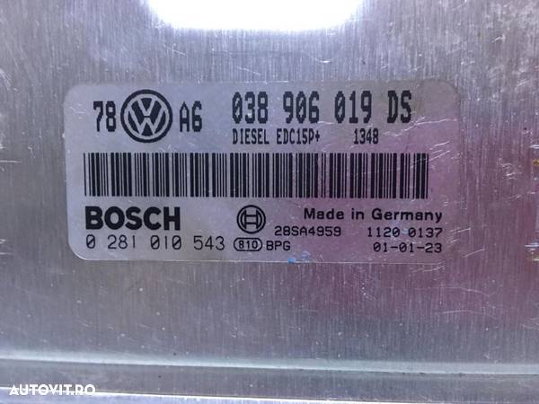 Calculator Motor / ECU VW Passat B5.5 1.9TDI AVF 2001 - 2005 Cod Piesa : 038 906 019 DS / 038906019DS / 0281010543 - 2