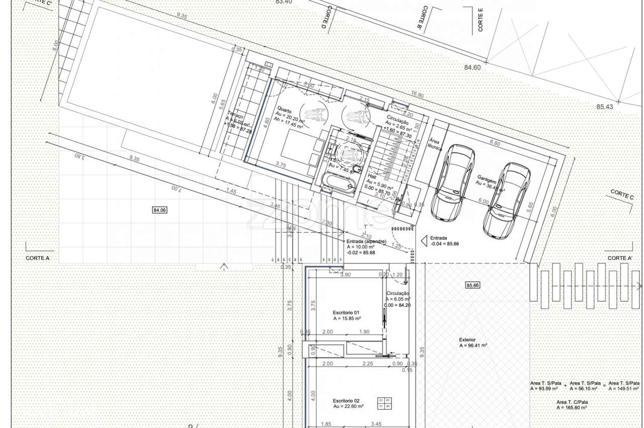 Terreno c/ Projeto Aprovado - Salir de Matos - Grande imagem: 3/17