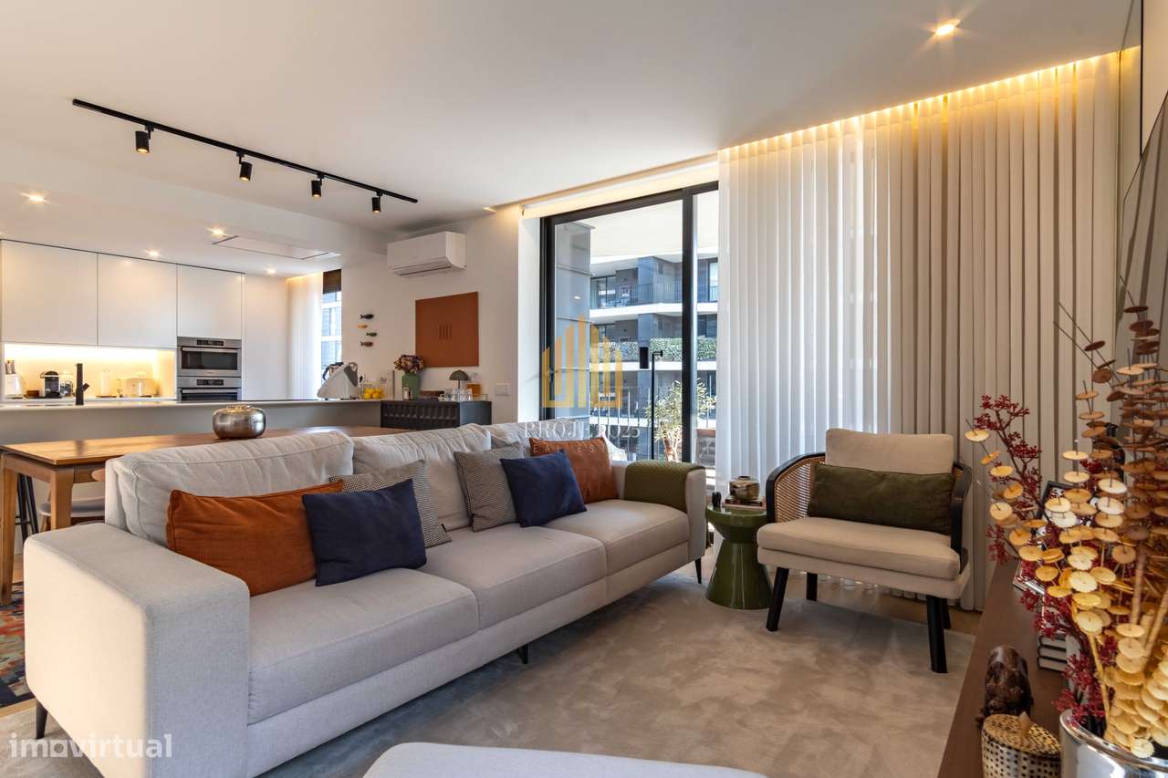 Luxuoso T2 Green Terrace, com grande varanda, zonas verdes e jardins.-19