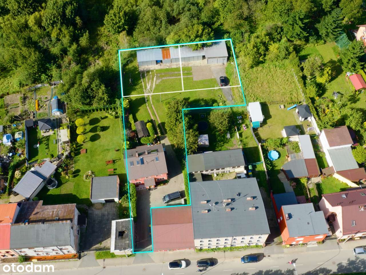 Dom 168m2 -6 pokoi-piwnica-duża działka -9 garaży- dwie działki bud.-8