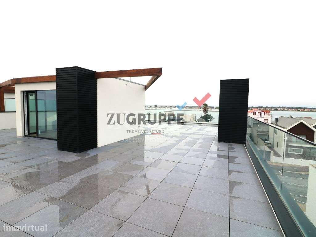 Apartamento T3 com terraço de 237 m2 com vistas Mar e Ria situado n...-2