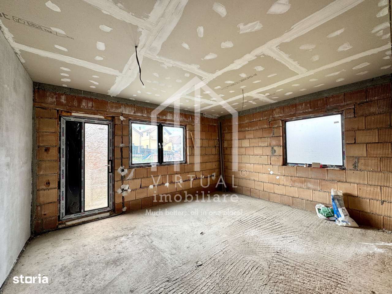 Duplex cu 3 camere, 103mp utili+2 balcoane, 267mp teren, Cristian-1