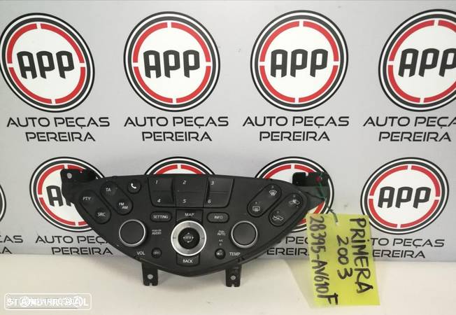 Comandos AC Sofagem Climatronic Nissan Primera P12, ref 28395BA020 28395-AV610F. - 2