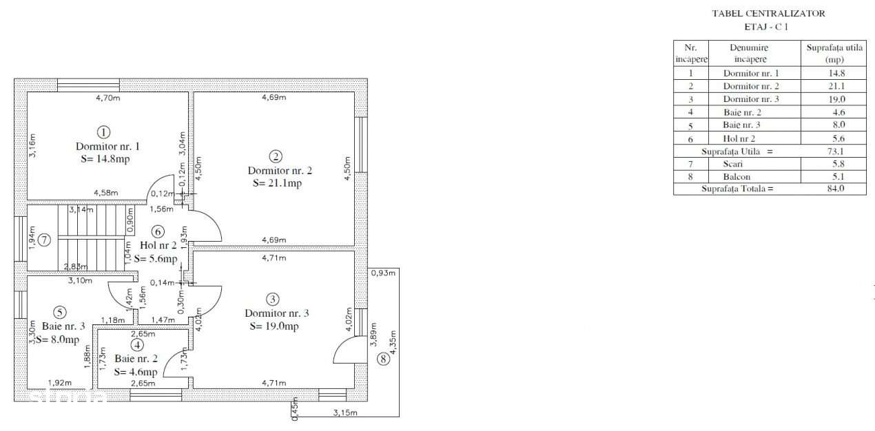 Casa 4 camere 150mp | Corbeanca Tamasi | 0 comision | teren liber 330m - Imagine principală: 5/19
