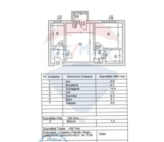 Apartament 2 camere de vanzare - Podul Giurgiului-6