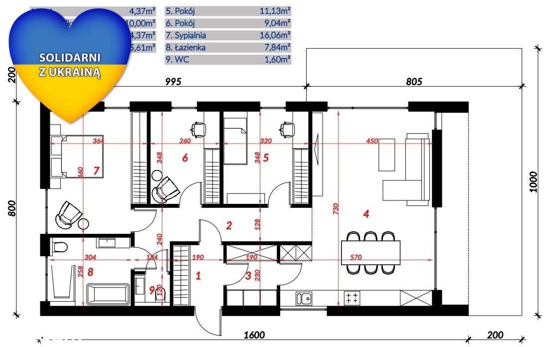 Dom w Gołaszewie koło Włocławka 474.200 zł.-3