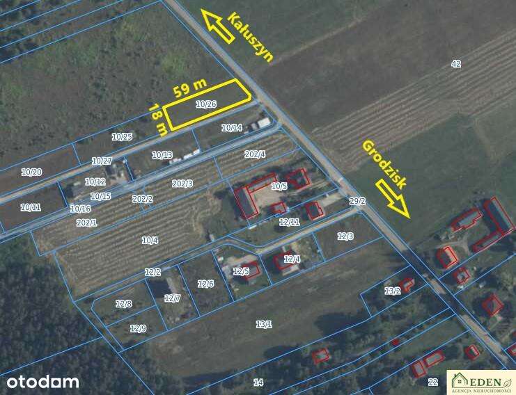 Na sprzedaż działka budowlana w Szymonach, gm. Kałuszyn.-4