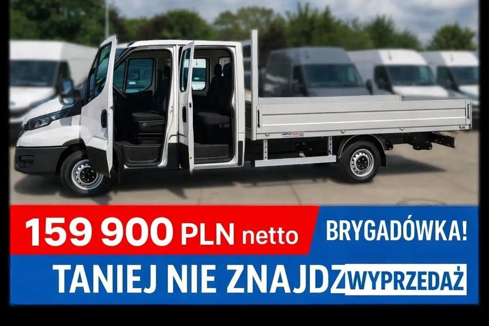 Iveco 35S18D Brygadowy 7-mio osobowy WYPRZEDAŻ 2025! Pewniak do pracy i na wyjazdy – taniej nie znajdziesz!