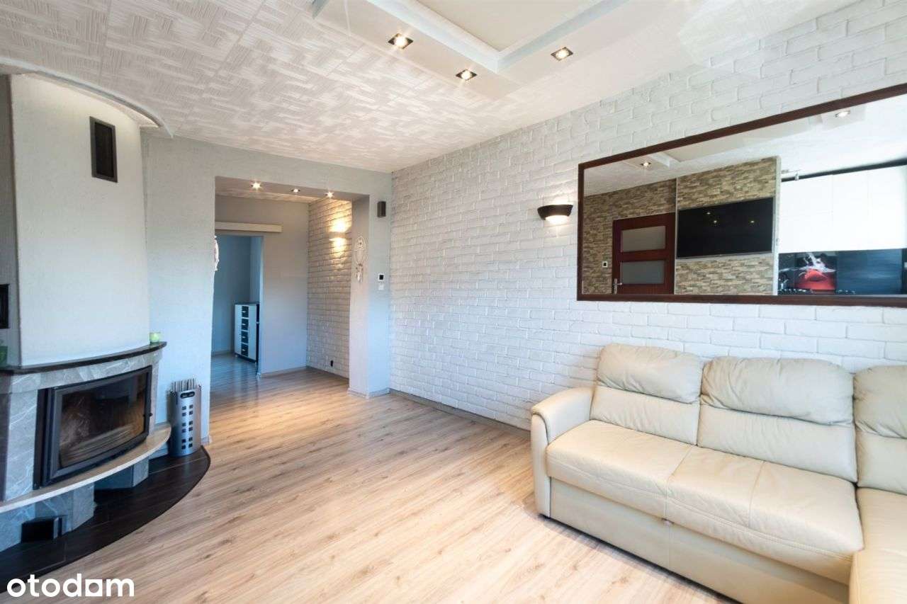 Mieszkanie 62m, 3 pokoje z kominkiem, piwnicą.-1