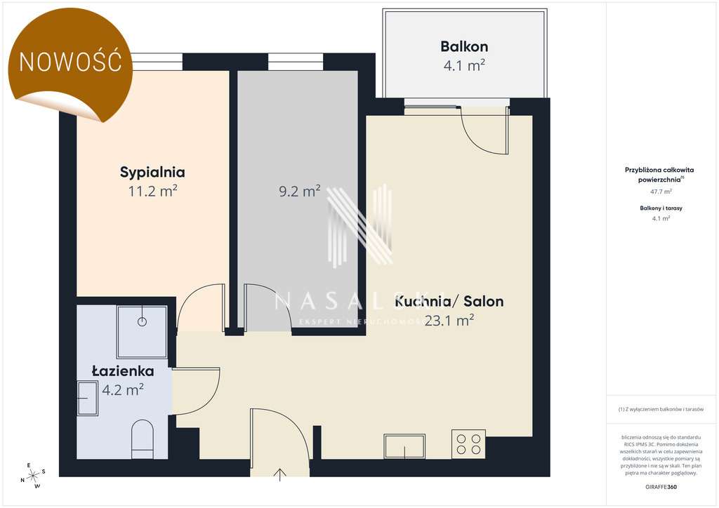 Mieszkanie 3 Pokoje 48m2 Bartodzieje Brak Pcc-16