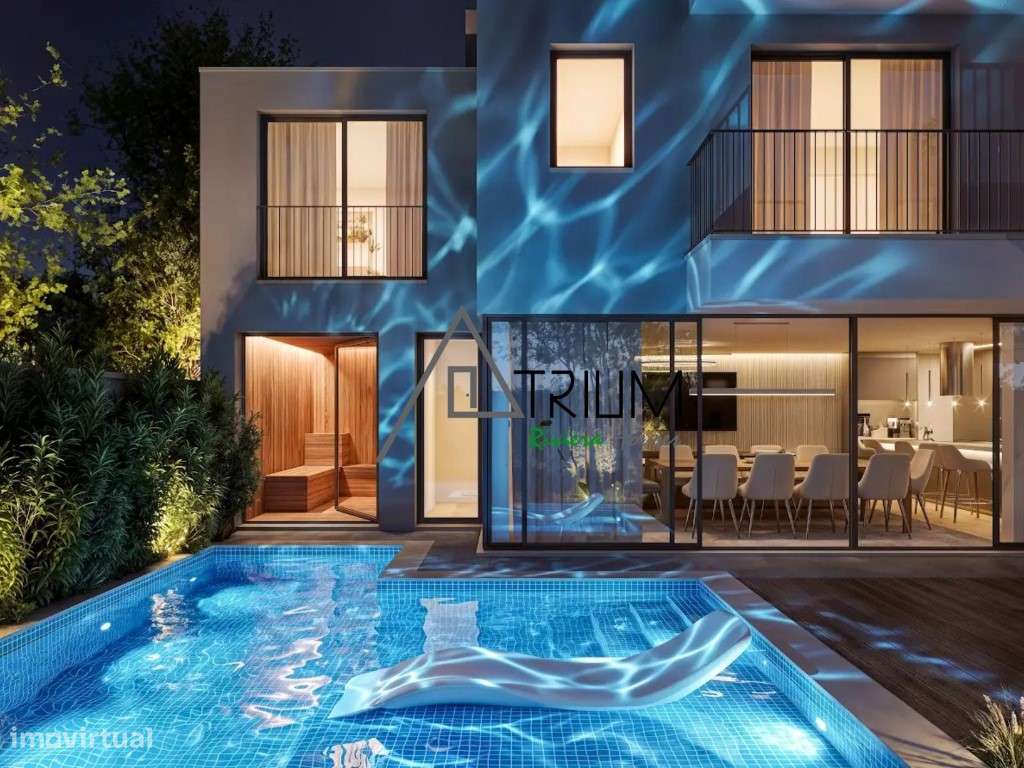 Lote urbano com projeto aprovado para moradia T3+1 com Piscina - Sã...-1