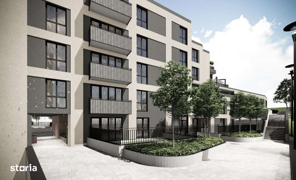 Apartament 2 camere finisat, 51,09mp, 23,96mp curte, zona Vivo - Imagine principală: 1/3