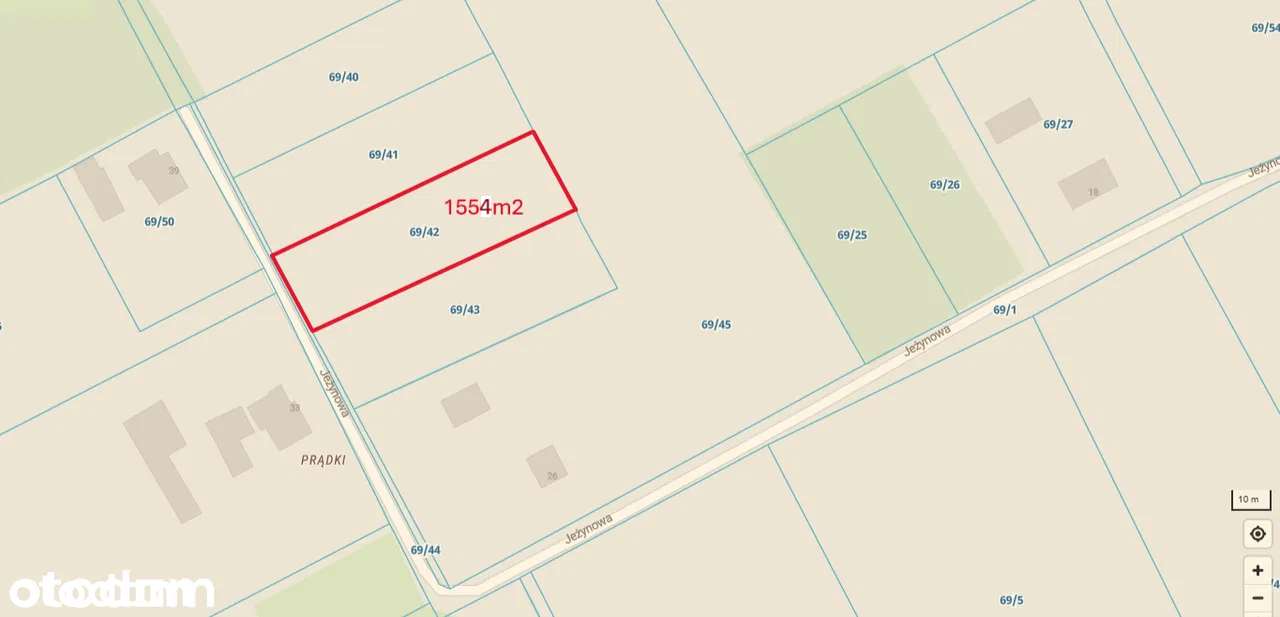 Działka budowalna 1554m2 blisko Skoczowa w miejscowości Międzyświeć - Pełny obrazek: 2/7