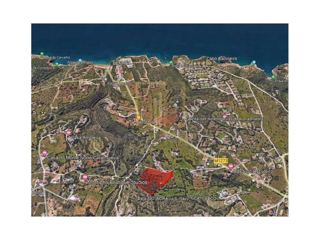 Propriedade com 2 terrenos à venda em Vale d'El Rei - Benagil - Lagoa-10