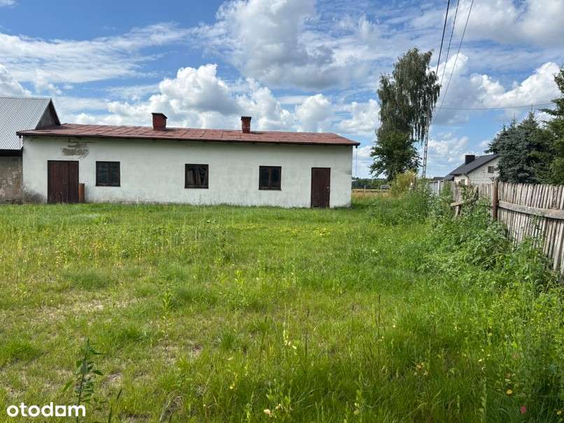 Duża zabudowana działka w mieście Brok-4