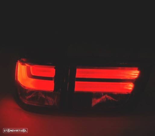 FAROLINS TRASEIROS PARA BMW X5 E70 07-10 LIGHT BAR FUMADOS - 2