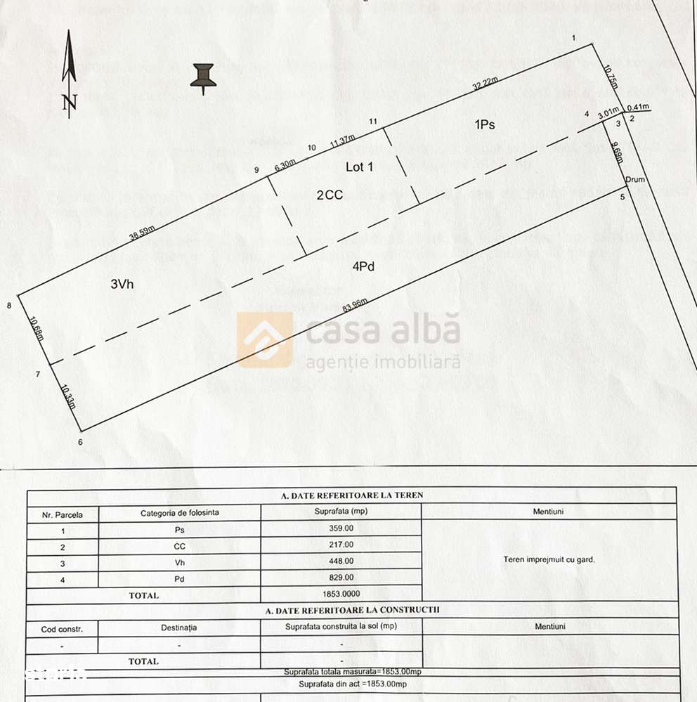 Copou - Soseaua Stefan cel Mare, 1853mp teren intravilan - Imagine principală: 2/2