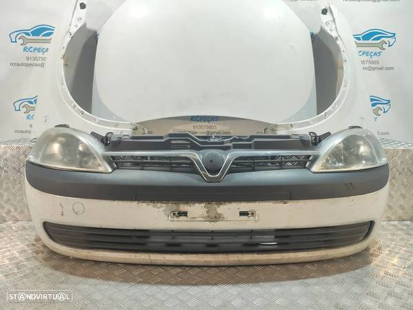 FRENTE COMPLETA OPEL CORSA C X01 FASE 2 II FACELIFT COMBO CAPOT PARACHOQUES GUARDA-LAMAS OTICAS RADIADOR VENTILADOR FRENTE FIBRA REFORÇO - 6