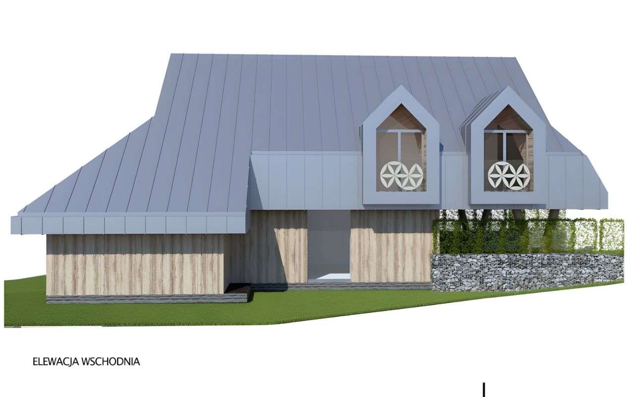 WIDOKOWA działka z PnB domu o WYJĄTKOWEJ, nowoczesnej ARCHITEKTURZE!-2