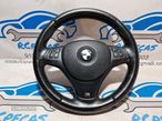 VOLANTE GUIADOR COMPLETO BMW X1 E84 SERIE 1 E81 E82 E87 E88 SERIE 3 E90 E91 E92 E93 PELE PERFURADA AIRBAG COMANDOS MULTIFUNÇÕES CONTROLO - 1