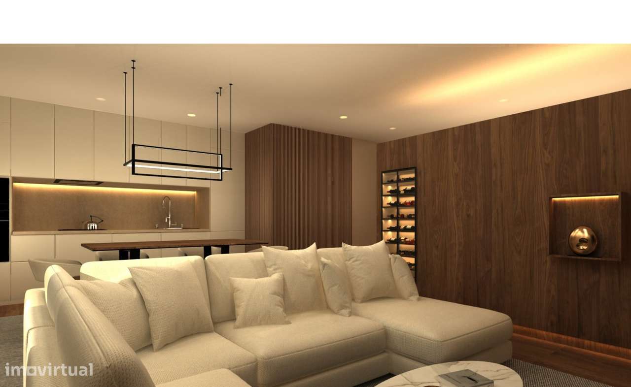 T1 novo de grandes dimensões e 17m2 de terraço-5