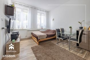 Umeblowana kawalerka na parterze w centrum Koła - Pełny obrazek: 2/11