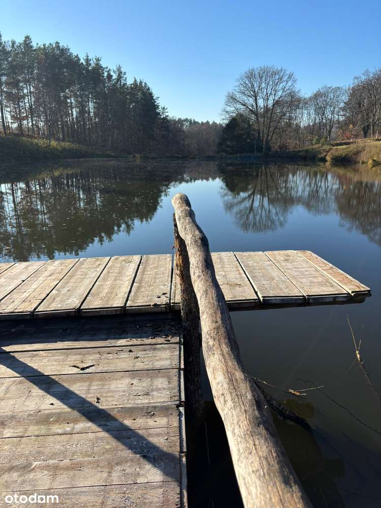 Działka siedliskowa z wydanymi warunkami zabudowy + stawy rybne-6