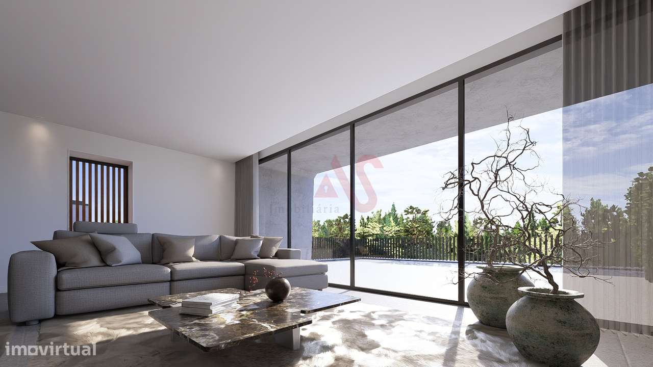 Moradia Térrea T3 com Piscina | Nova | Leitões, Guimarães-12
