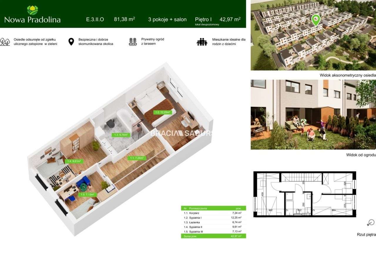 Nowa Pradolina mieszkaniez 2 poziomowe - Pełny obrazek: 2/10
