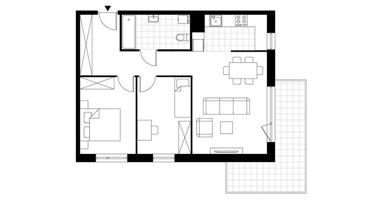 3-pokojowe mieszkanie 63m2 + balkon Bez Prowizji - Pełny obrazek: 3/8