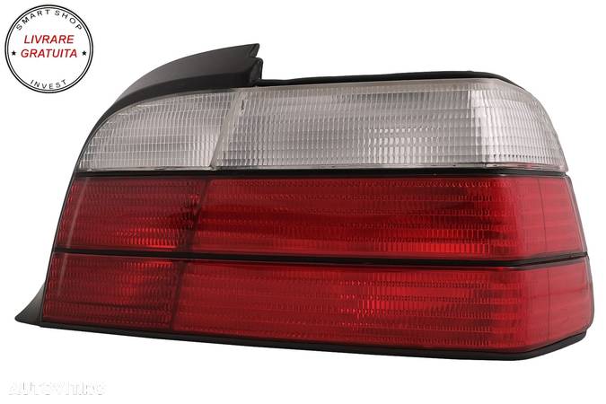 Stopuri BMW Seria 3 E36 Coupe Cabrio (12.1990-08.1999) Rosu Clar- livrare gratuita - 3