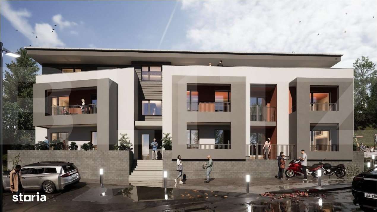 Apartament de 3 camere, 58 mp, etaj intermediar, balcon, parcare, Apah - Imagine principală: 3/3