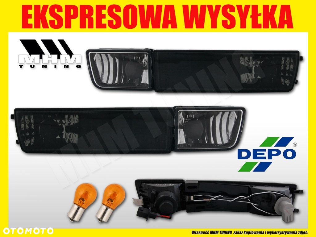 HALOGEN KIERUNKOWSKAZ VW GOLF III 3 VENTO BLACK - 2