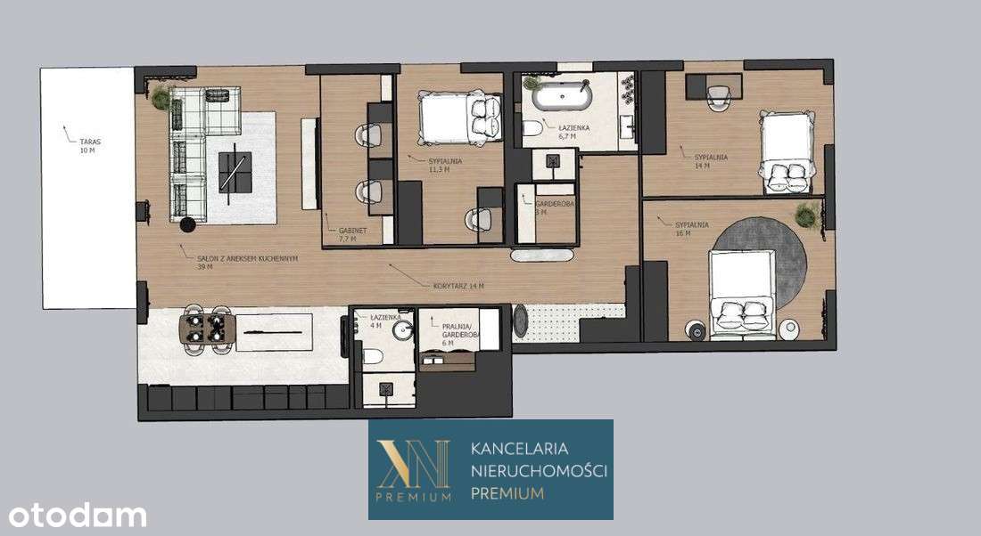 Nieruchomość z własnym schronem / ponad 100m-1