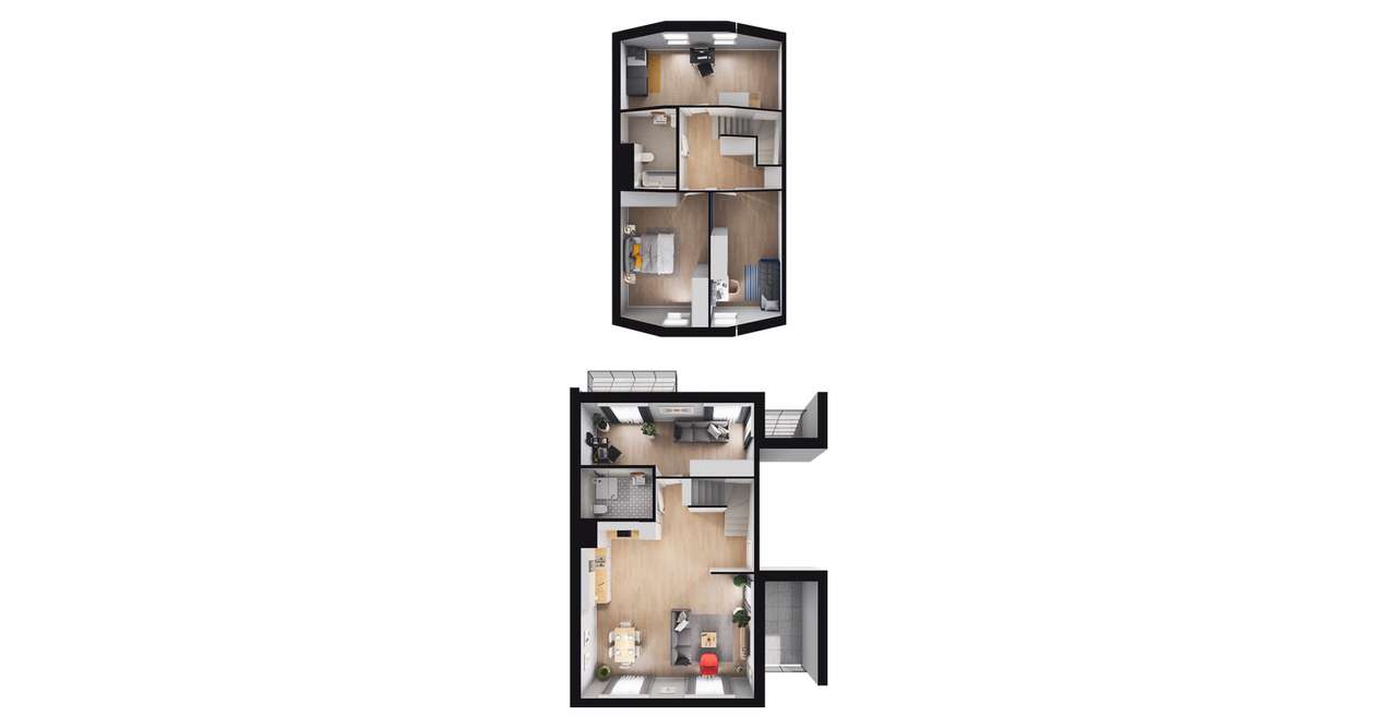5-pokojowe mieszkanie 104m2 + 3 balkony - Pełny obrazek: 2/8