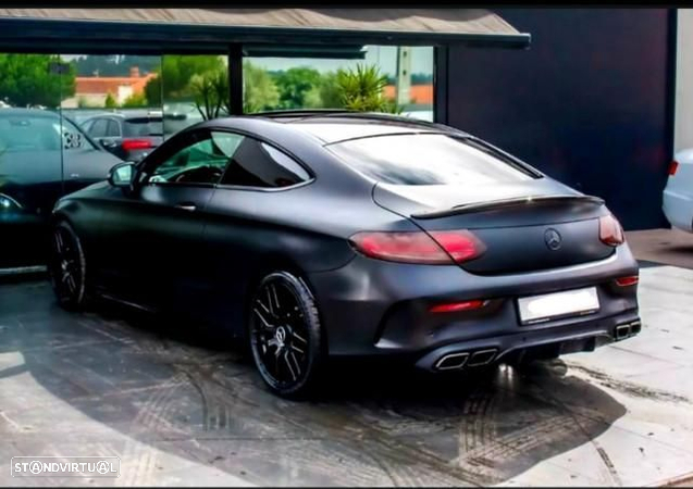 Difusor + Ponteiras Mercedes C C205 A205 (2014 a 2018) Look C63 - 7