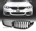 GRELHA FRONTAL PARA BMW SERIE 4 F32 F33 F36 M PERFORMANCE PRETO BRILHANTE - 1