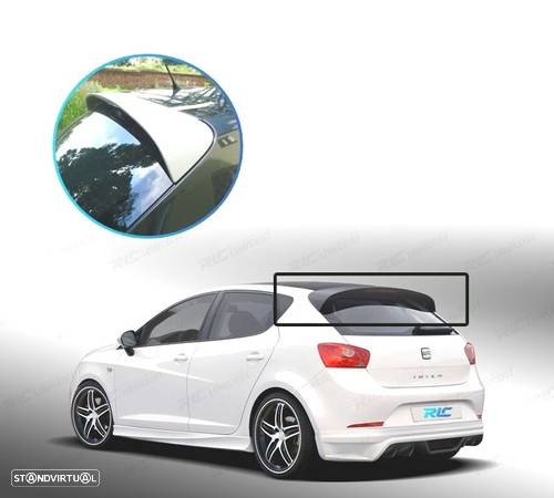 AILERON SPOILER TRASEIRO PARA SEAT IBIZA 6J 5P LOOK CUPRA 08- - 1