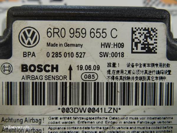 Centralina De Airbags Volkswagen Polo (6R1, 6C1)  6R0959655c / 0285010 - 2