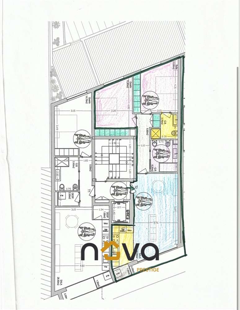 Apartamento T2 situado na 2ª linha de mar em Vila do Conde-25