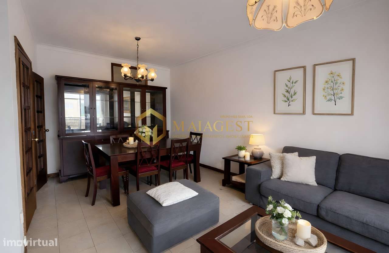 T2+1 com Varanda e cozinha equipada em Águas Santas - Grande imagem: 4/19