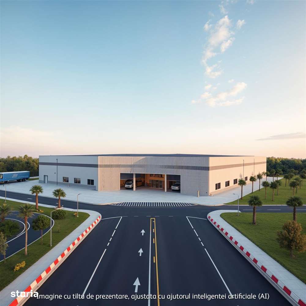 Teren industrial 4800 mp  DN1B – Zona showroom-uri auto  Deschidere 19 - Imagine principală: 1/14