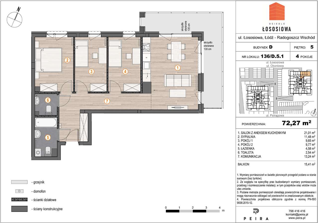 Osiedle Łososiowa | mieszkanie 4-pok. | 136 - Pełny obrazek: 2/7