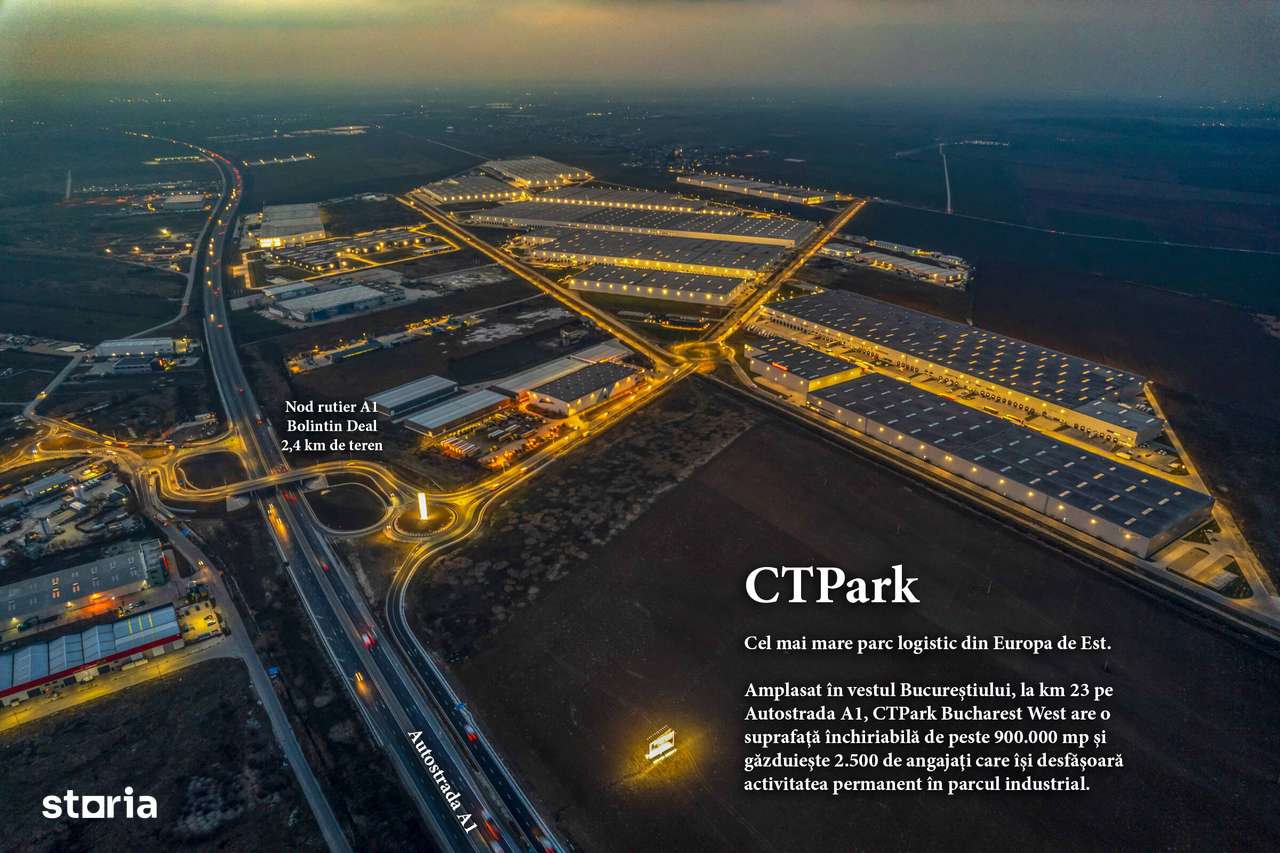 Teren intravilan construibil Bolintin Deal 5000 mp – dublă deschidere - Imagine principală: 5/6