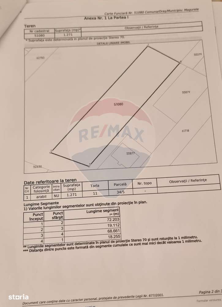 Teren Intravilan 1271mp in Magurele - Imagine principală: 3/5